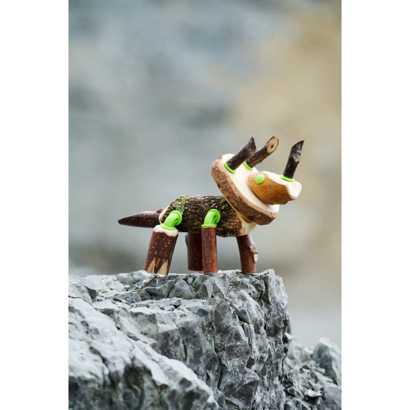 Set de constructie dinozauri Terra Kids, Haba